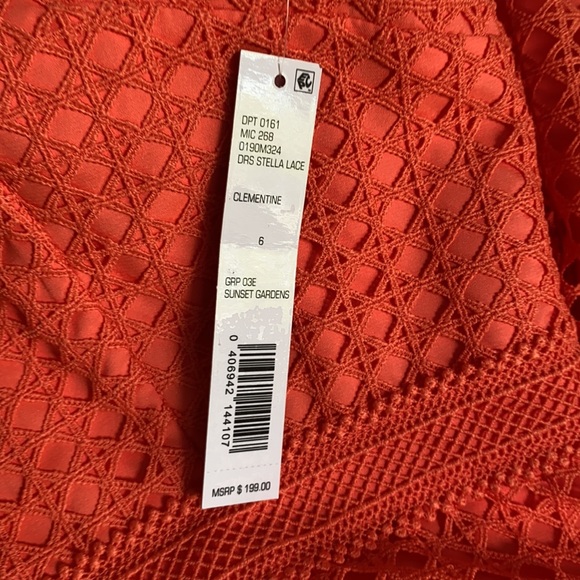 FIRM..Antonio Melani Stella Lace Scallop A Line Dress. - Picture 12 of 13